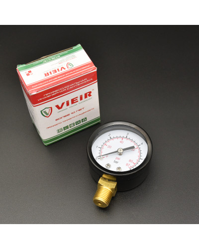 Манометр радиальный 6 барViEiR(100/1шт), VIEIR