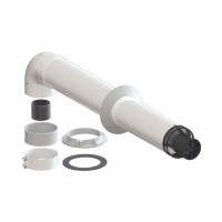 Комплект коаксиальный 60х100-850 схомутом, фланцем и втулкой