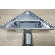 Душевой трап с сухим затвором 200*200 мм НЕРЖАВЕЙКА "VIEIR" (20шт)