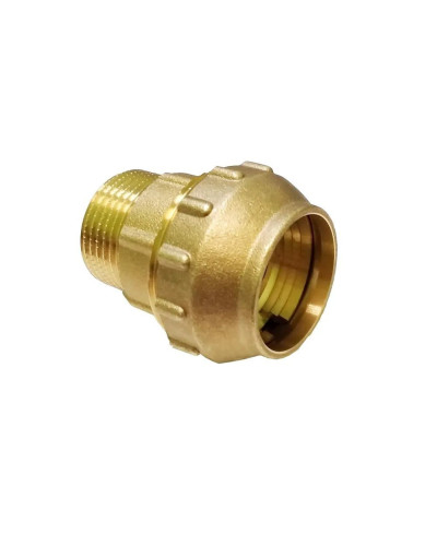 VER370 Муфта для трубы ПНД S25 x 3/4M (100/10шт), VIEIR