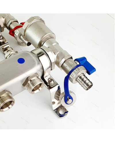 VR115-03А Колл. БЕЗ РАС. БЕЗ КРАН.3-вых.НЕРЖ.(5/1шт), VIEIR