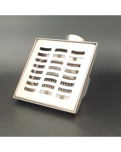 VER15A Трап с сух. затвором150*150мм НЕРЖ.(20/1шт), VIEIR