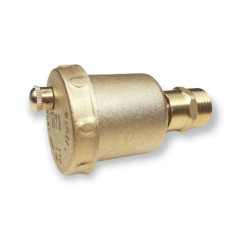 Авто-воздухоотводчик прямого с отсек.клапаном,латунь 1/2"