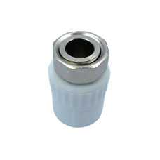 Муфта комбинированная с накидной гайкой 20 х 1/2"F "ViEiR" (360/30шт)