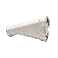 Тройник косой для гильзы под погружной датчик температуры Ø-1  "ViEiR" (16/4шт)