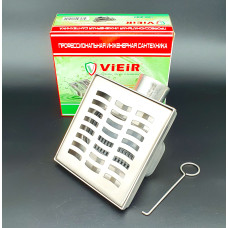 VER15A Трап с сух. затвором150*150мм НЕРЖ.(20/1шт)