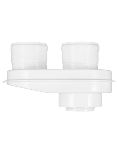 Адаптер перехода 60х100 на 80 с фланцем, УТДК