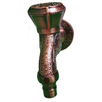 VR324 Кран с носиком (короткий)декор/бронза (50/1шт)