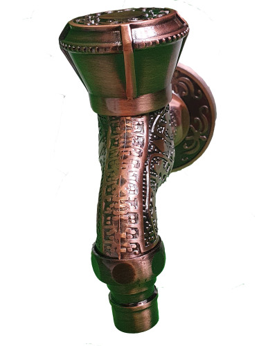 VR324 Кран с носиком (короткий)декор/бронза (50/1шт), VIEIR