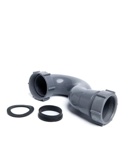 Обвязка для ванны пластмассовый, автоматический с фиксатором(1/20), TIM