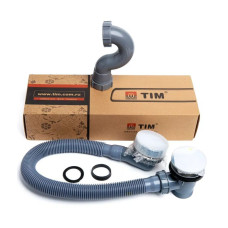 Обвязка для ванны пластмассовый, автоматический с фиксатором(1/20)