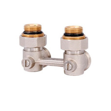 VR309 Вентиль для рад.С ШАРОВЫМ 3/4" УГЛ."VER"(48/4ш)