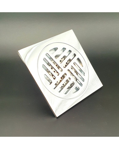 Трап угловой с сухим затвором150*150 мм ЛАТУНЬ  VIEIR (40шт), VIEIR