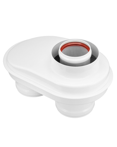 Адаптер перехода 60х100 на 80 с фланцем, УТДК