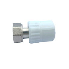 Муфта комбинированная с накидной гайкой 20 х 1/2"F "ViEiR" (360/30шт)