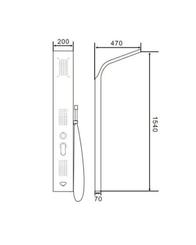 VR25-J Набор для душа (2/1шт), VIEIR