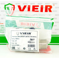 Кран шаровой с американкой 3/4" НИКЕЛЬ "ViEiR"(100/10шт)