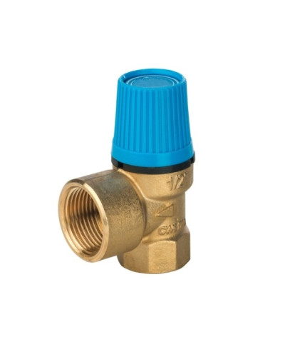 6BAR    Предохранительный  клапан 1/2гх1/2г синий ViEiR (100/1шт), VIEIR