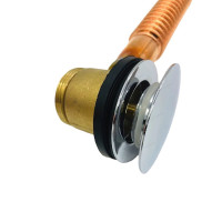 Обвязка для ванны латунная, автоматический с фиксатором(1/20)