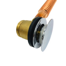 Обвязка для ванны латунная, автоматический с фиксатором(1/20)