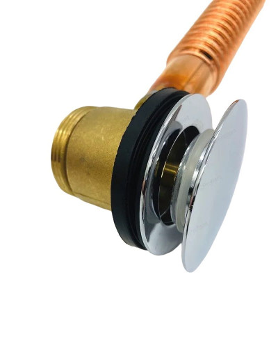 Обвязка для ванны латунная, автоматический с фиксатором(1/20)