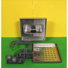 VER15B Трап с сух. затвором150*150мм НЕРЖ.(20/1шт)