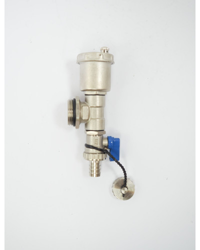 Коллектор для теплого пола 11 контуров (комплект) VIEIR + насосно смесительный узел с насосом + евроконус для коллектора 3/4'-16*2,0