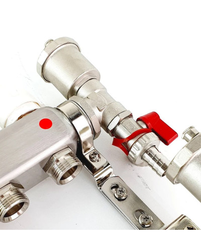 VR115-07А Колл. БЕЗ РАС. БЕЗ КРАН.7-вых.НЕРЖ.(5/1шт), VIEIR