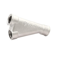 Тройник косой для гильзы под погружной датчик температуры Ø-1  "ViEiR" (16/4шт)