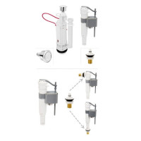 Арматура для бачка унитаза УНИВЕРСАЛЬНЫЙ "VIEIR"  (16шт)