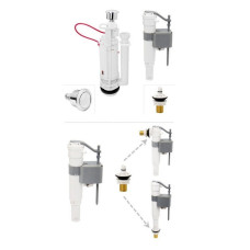 Арматура для бачка унитаза УНИВЕРСАЛЬНЫЙ "VIEIR"  (16шт)