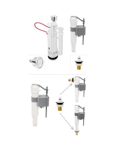 Арматура для бачка унитаза УНИВЕРСАЛЬНЫЙ VIEIR  (16шт), VIEIR