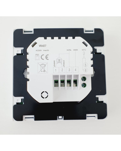 VR407 Термостат комнатный (100/1шт), VIEIR