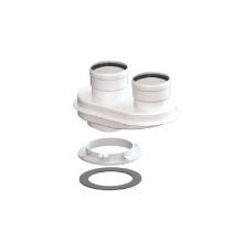 Адаптер перехода 60х100 на 80 с фланцем