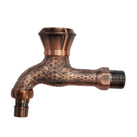 VR324 Кран с носиком (короткий)декор/бронза (50/1шт)