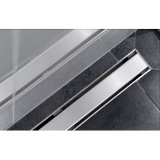 Душевой лоток с решеткой под кладку плитки  защита от запаха:(сухой +гидрозатвор) (70*400мм)(1/4)