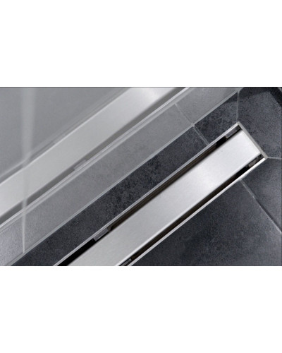 Душевой лоток с решеткой под кладку плитки  защита от запаха:(сухой +гидрозатвор) (70*400мм)(1/4), TIM