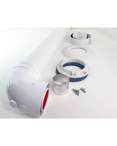 01.05.000.000 Дымоход Универсальный коаксиальный дымоход 60/100 для газовых котлов УТДК, УТДК