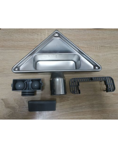 Душевой трап с сухим затвором 200*200 мм НЕРЖАВЕЙКА VIEIR (20шт), VIEIR