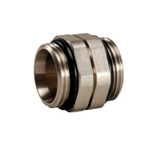 Ниппель поворотный 1" для свободного соединения,  никел.