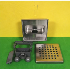 VER15B Трап с сух. затвором150*150мм НЕРЖ.(20/1шт)