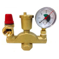 Группа безопасности для котла  ЛАТУНЬ"ViEiR" (20/1шт) 3BAR