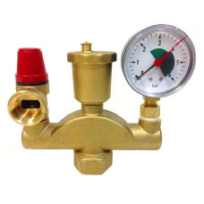 Группа безопасности для котла  ЛАТУНЬ"ViEiR" (20/1шт) 3BAR