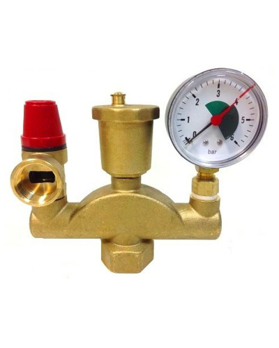 Группа безопасности для котла  ЛАТУНЬViEiR (20/1шт) 3BAR, VIEIR