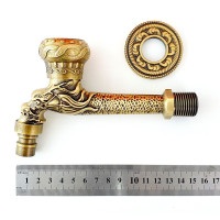 Кран с носиком ретро (длинный) декор/бронза "ViEiR" (50/1шт)