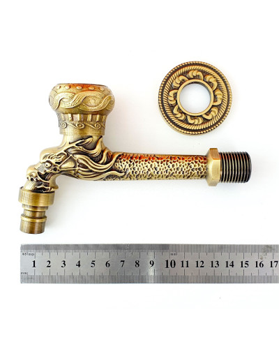Кран с носиком ретро (длинный) декор/бронза ViEiR (50/1шт), VIEIR