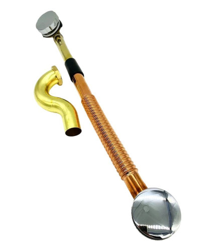 Обвязка для ванны латунная, автоматический с фиксатором(1/20)