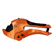 Ножницы ОРАНЖЕВЫЕ со съёмным лезвием для пластиковых труб"VIEIR"  (50/10шт)