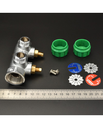 Коллектор регулирующий плоский и 3/4-16-2 вых.VER-PRO(25/1шт), VIEIR