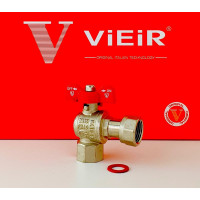 Кран угловой с накидной гайкой  3/4" "ViEiR"(80/10шт)